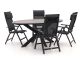 Bellagio Avenza/Fidenza ovaal 180cm dining tuinset 5-delig verstelbaar