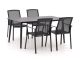 Bellagio Dranera/Sora 160cm dining tuinset 5-delig stapelbaar