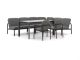 Manifesto San Teodoro/Sestino 160cm hoek dining loungeset 7-delig