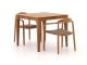 Bellagio Berbaro/Bruca 90cm dining tuinset 3-delig stapelbaar
