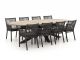 Manifesto Rivola/ROUGH-Y Ellips 280cm dining tuinset 9-delig
