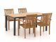 Sunyard Jakarta/Linosa 180cm dining tuinset 5-delig stapelbaar