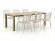 Apple Bee Hawaii/ROUGH-S 220cm dining tuinset 7-delig stapelbaar