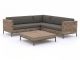 ROUGH-D hoek loungeset 4-delig 5-zits