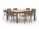 Bellagio Cino/Linosa 160x160cm dining tuinset 9-delig stapelbaar