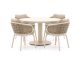 Apple Bee Pine Key/Melville ø 140cm dining tuinset 5-delig