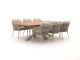 Bellagio Mineo/Induno Deens Ovaal 240cm dining tuinset 7-delig