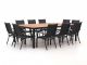 Bellagio Lugo/Linosa 240x160cm dining tuinset 11-delig stapelbaar