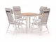 Bellagio Avenza/Fidenza 90cm dining tuinset 5-delig verstelbaar