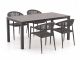 Manifesto Belpasso/Menzano 160cm dining tuinset 5-delig stapelbaar