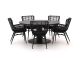 Intenso Asti/La Fonte Ø150cm dining tuinset 6-delig