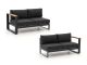 Bellagio Sorani loungemodule linkerarm + rechterarm 154cm