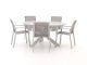 Bellagio Dranera/Lodola ø 150cm dining tuinset 6-delig stapelbaar