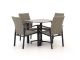 Manifesto Villongo/Canzo 80cm dining tuinset 5-delig stapelbaar inklapbaar