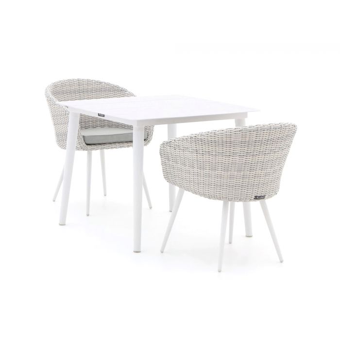 Manifesto 90cm dining tuinset 3-delig - Iceland (incl. kussens) (Poot = Kees Smit