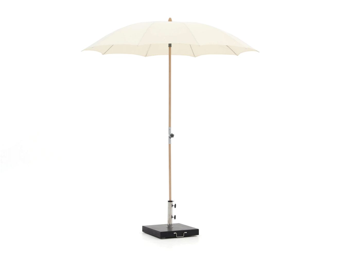 Suncomfort by Glatz Rustico parasol ø 220cm Ecru (040) (incl. Shadowline voet 50 kg) - Kees Smit