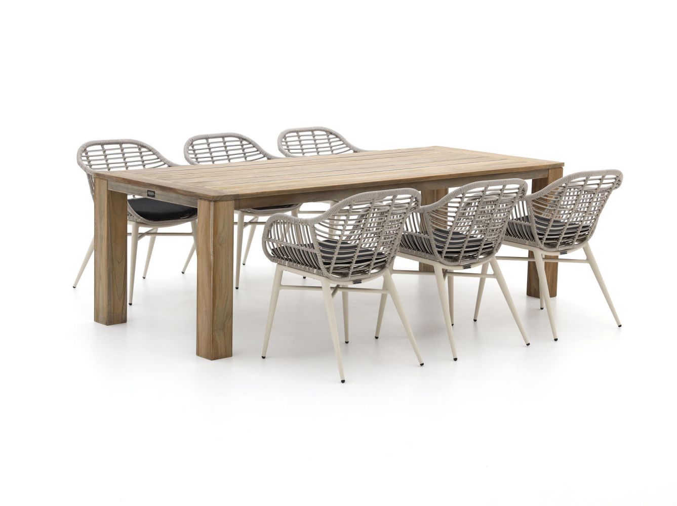 Intenso Azora/ROUGH-X 240cm dining tuinset 7-delig