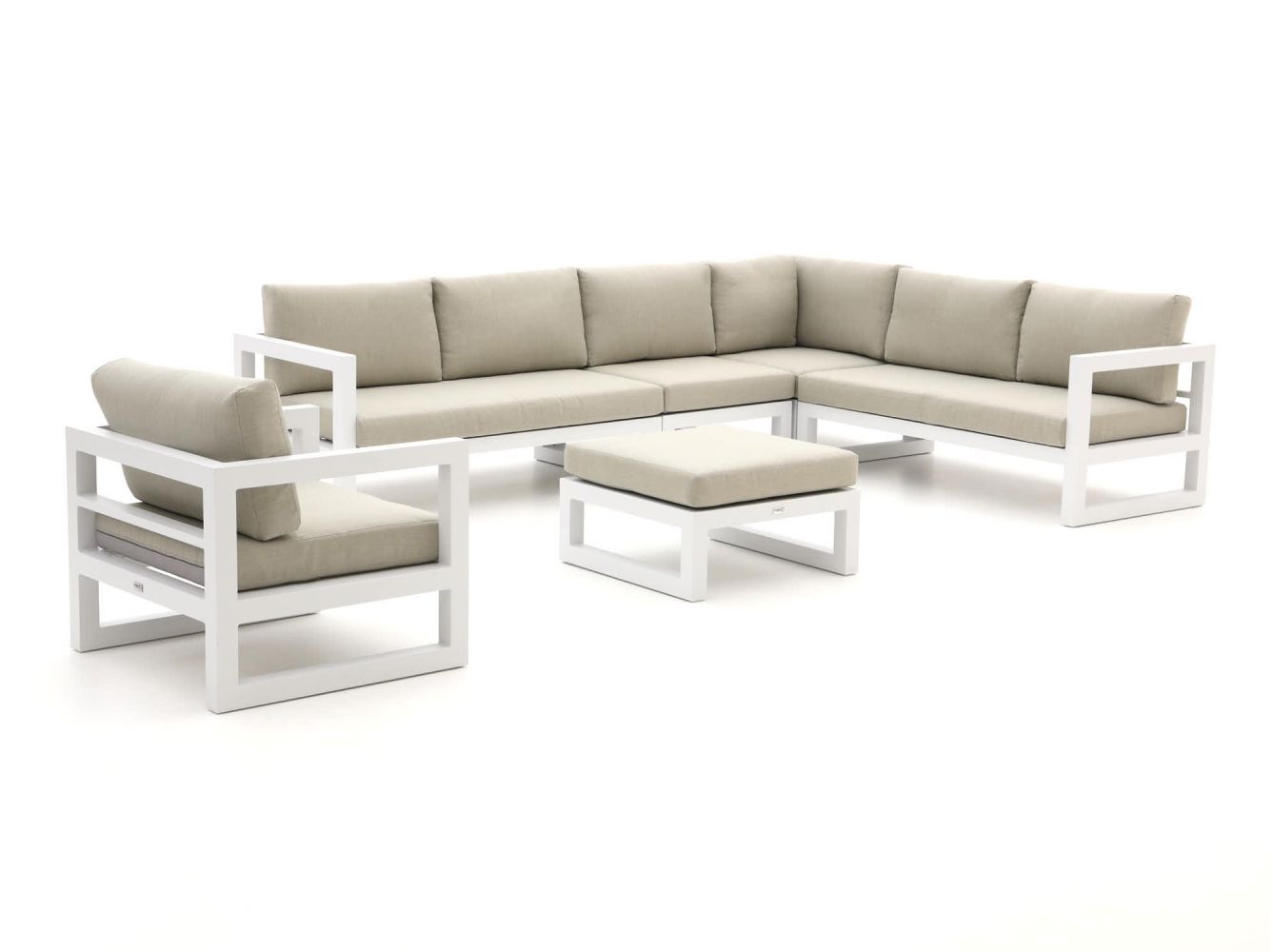 Forza Citerna loungeset - White (incl. kussens) - Kees