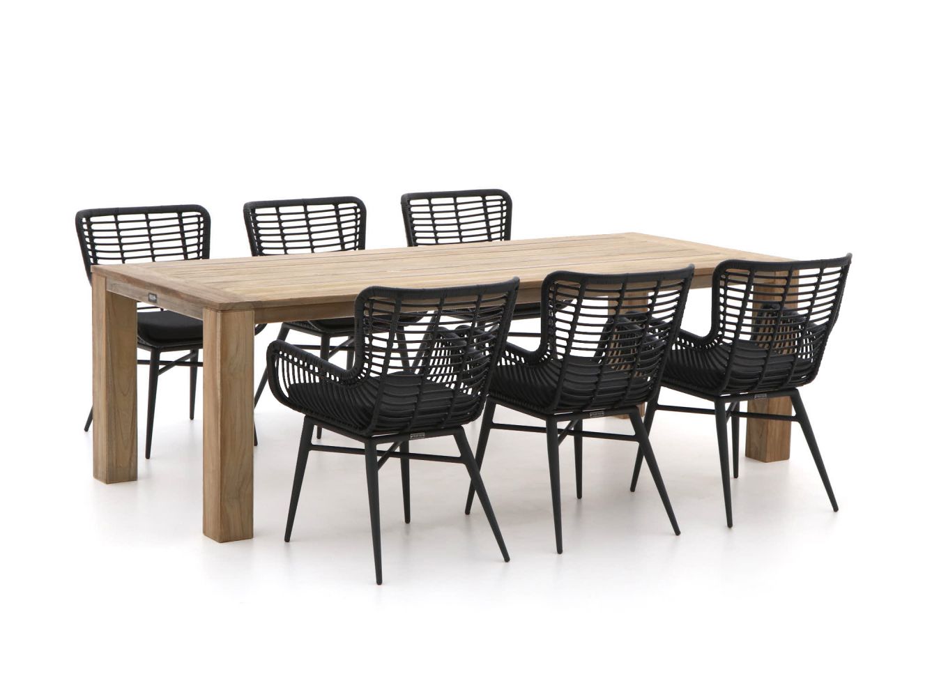 Intenso AstiROUGH X 240cm dining tuinset 7 delig
