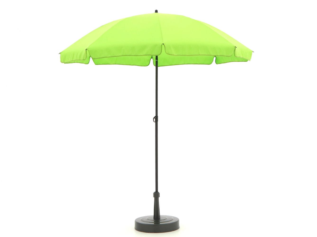 Gelach Vergoeding Bijwonen Madison Las Palmas parasol 200cm met kniksysteem - Apple Green (incl. 25 kg  voet) - Kees Smit