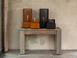 Tenderflame Agni 18 haard 18,5x18,5x36,5cm - Cortenstaal
