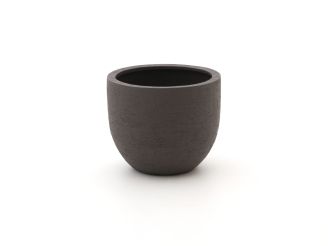 Designplants/Luca Lifestyle Buxus bol kunstplant (h:50cm) met Terreno New Egg bloempot - Groen (UV bestendig) (bloempot = Ash Brown)
