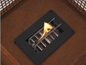 Tenderflame Agni 40 haard 40,5x40,5x60,2cm - Cortenstaal (incl. cover)