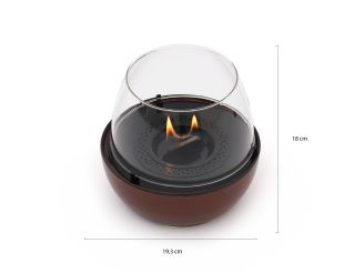 Tenderflame Tulip 18 tafelhaard ø19,3cm (h:18cm) - Amber