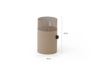 Cosiscoop Dot gaslantaarn ø16cm (h:27cm) - Sandy Beige