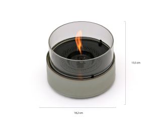 Tenderflame Café 18 tafelhaard ø18,2cm (h:13,5cm) - Green