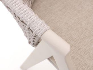 Manifesto Valsecca dining tuinstoel - Taupe - Naturel - Bruin - Wicker (vlechtwerk)