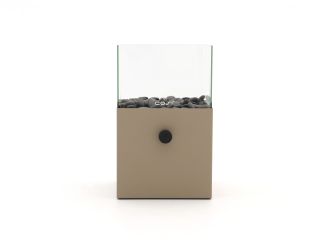 Cosiscoop Square gaslantaarn 20x20cm (h:30cm) - Sandy Beige
