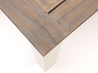 ROUGH-X dining tuintafel 180x100x76cm - Teakhout