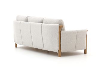 Bellagio Calcinelli lounge tuinbank 3-zits 209.5cm - Teak Look (incl. kussens Natural)