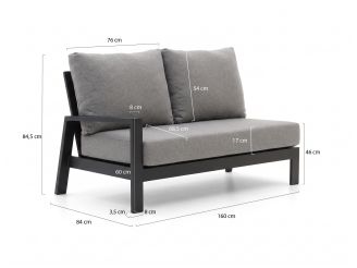 Tierra Outdoor Musone loungemodule rechterarm 160cm