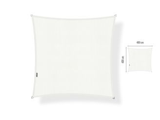 Shadow Comfort schaduwdoek vierkant 400x400cm - Arctic White