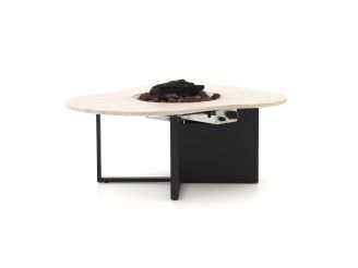 Cosiloft Novi lounge vuurtafel 125x102x50cm - Aluminium