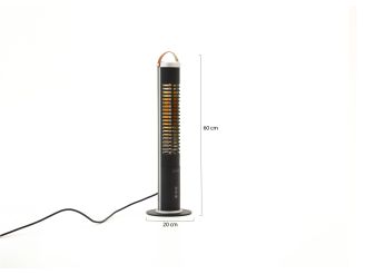 Sunred Ultra Smart Apollo staande terrasverwarmer 1200 Watt - Black