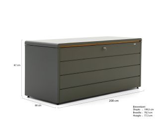 Kees Smit Brava Opbergbox 200 - Green (1230 liter)