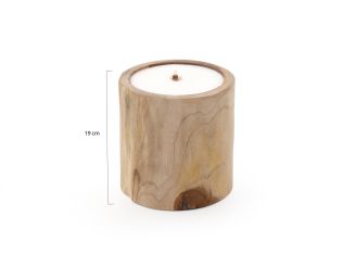 Tierra Outdoor Round High buitenkaars ø 19cm - Teak