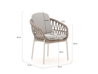 Bellagio Cupello/ROUGH-X 400cm dining tuinset 11-delig