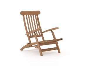 Sunyard Bourne deckchair - Natural Teak - Teakhout