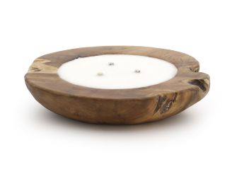 Tierra Outdoor Bowl buitenkaars ø 40cm - Teak