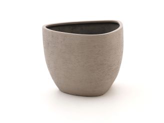 Designplants/Luca Lifestyle Lyrata Y kunstboom (h:170cm) met Ruvido Organic bloempot - Groen (bloempot = Sand)