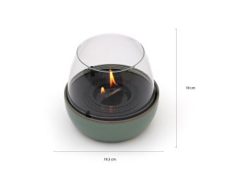 Tenderflame Tulip 18 tafelhaard ø19,3cm (h:18cm) - Green