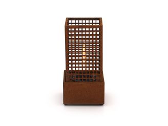 Tenderflame Agni 18 haard 18,5x18,5x36,5cm - Cortenstaal