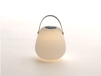 Luciora buitenlamp solar oplaadbaar dimbaar ø27cm (h:28cm) - White