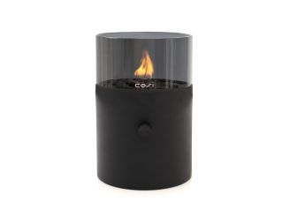 Cosiscoop XL gaslantaarn ø20cm (h:30,5cm) - Black Smoked