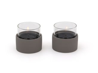 Tenderflame Breeze 10 sfeerlicht ø11cm (h:10,7cm) - Grey (2 stuks)
