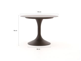 SUNS Nappa/Nova ø130cm low barset 6-delig
